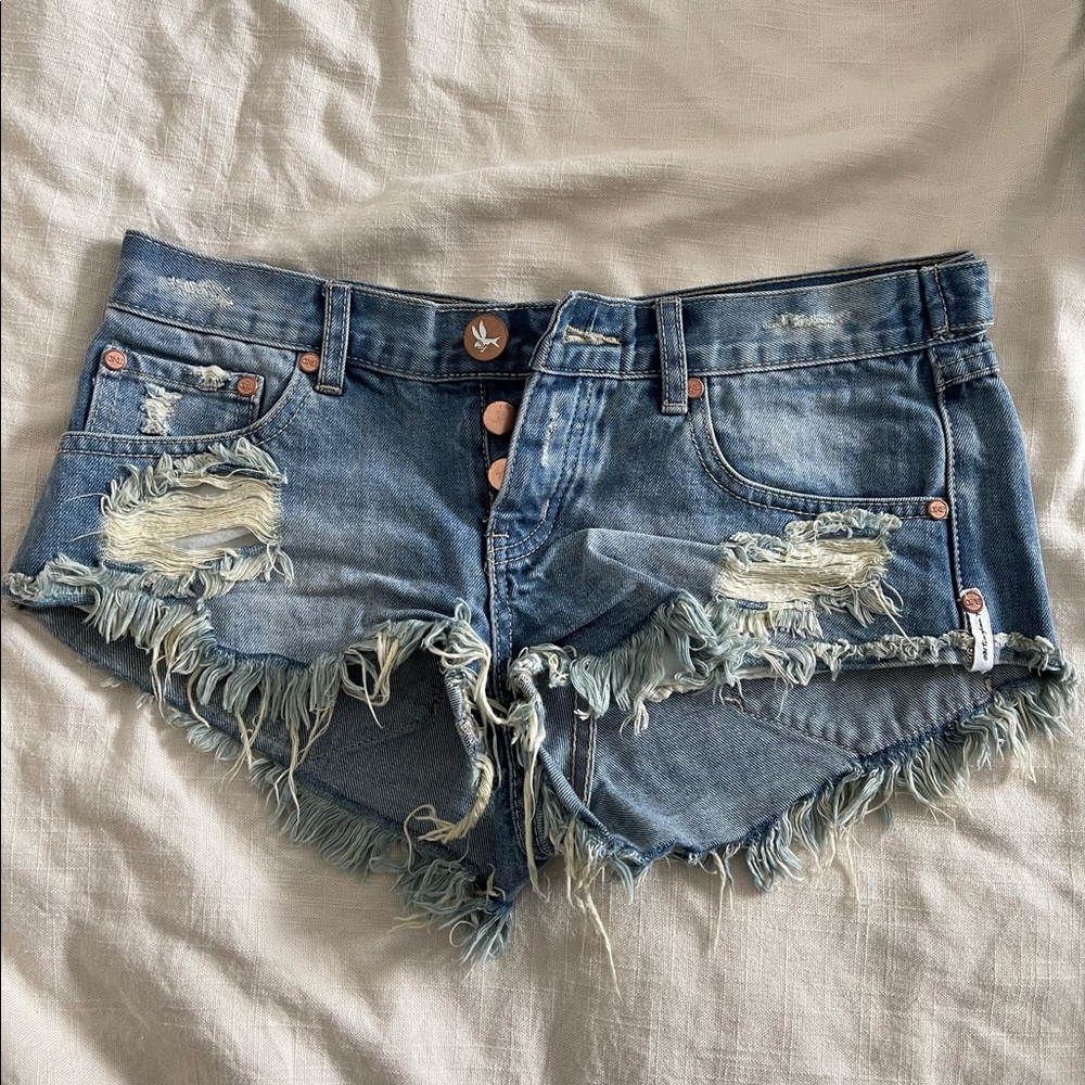 One Teaspoon denim shorts